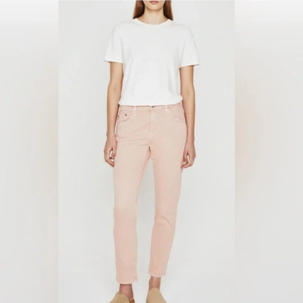 Nwt Ag Adriano Goldsmith The Slit Classic Cigarette Leg Jeans Stretch 27